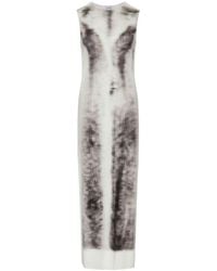 Loewe - Trompe L'oeil-print Velvet Dress - Lyst