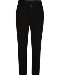 Dolce & Gabbana - Pantalon de jogging en jersey avec écusson DG - Lyst