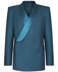 Dolce & Gabbana - Double-breasted Wool Sicilia-fit Tuxedo Jacket - Lyst