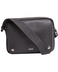 Loewe - Messenger Bag Xs Pebble Aus Glattem Kalbsleder - Lyst