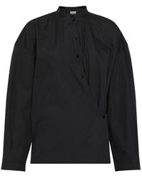 Lemaire - Shirt With Twist Detail - Lyst