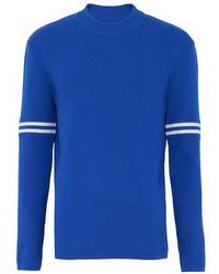 Maison Margiela Andere materialien sweater in Blau für Herren Herren Bekleidung Pullover und Strickware Strickjacken 