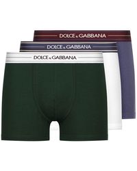 Dolce & Gabbana - Cotton Regular-Fit Boxers 3-Pack - Lyst
