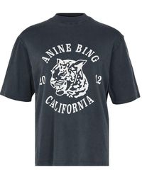 Anine Bing - Kurzarm-T-Shirt Avi - Lyst