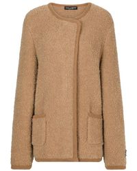 Dolce & Gabbana - Cashmere And Alpaca Wool Jacket - Lyst
