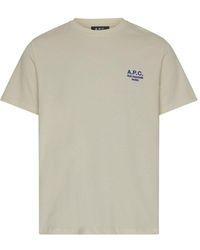 A.P.C. - Raymond Logo T-Shirt - Lyst