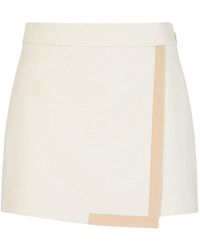 Fendi - High-Waisted Mini Skirt - Lyst