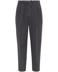 Brunello Cucinelli - Leisure Fit Trousers With Drawstring - Lyst