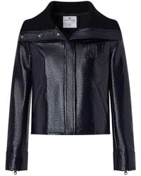 Courreges - Vinyl Jacket With A High Neck - Lyst