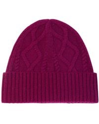Bompard - Cable Knit Cashmere Beanie - Lyst