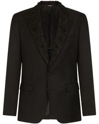 Dolce & Gabbana - Wool Taormina-Fit Tuxedo Jacket - Lyst