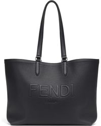 Fendi - Shopper Roma Leather tasche - Lyst