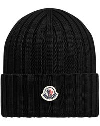 Moncler - Mütze Mit Logo - Lyst