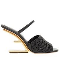 Fendi - First 95mm Leather Sandals - Lyst