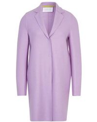 Harris Wharf London Manteau en laine - Violet
