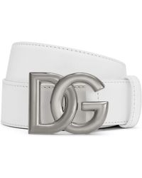 Dolce & Gabbana - Ceinture avec logo - Lyst