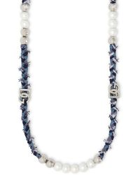 Dolce & Gabbana - Geflochtene Halskette "Marina" - Lyst