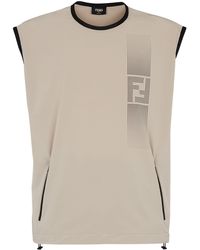 Fendi - T-Shirt mit schmaler Passform - Lyst