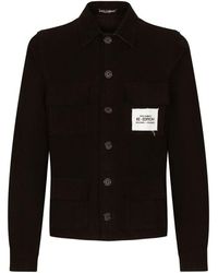 Dolce & Gabbana - Multi-pocket Stretch Corduroy Sports Shirt - Lyst