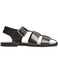Aeyde - Whit Calf Leather Sandals - Lyst