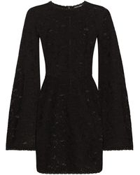 Dolce & Gabbana - Short Lace-Stitch Dress - Lyst