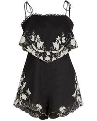 Zimmermann Juniper Jumpsuit - Black