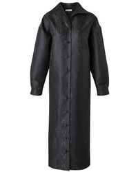 Balenciaga Kaftan-style Maxi Dress - Black