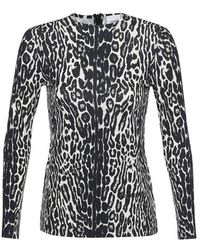 Burberry Panaro Leopard Top - Black