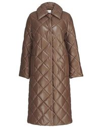 STAND Dorothea Puffer Coat - Brown