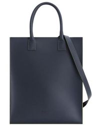 Woolrich Leather Tote - Blue