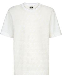 Fendi - T-Shirt en piqué - Lyst