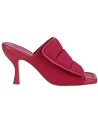 GIA COUTURE - Velcro Strap Mules - Lyst