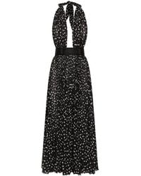 Dolce & Gabbana - Chiffon Calf-Length Dress - Lyst