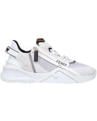 Fendi - Flow Suede Sneaker - Lyst