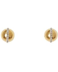 Celine Small Pyramid Studs Earrings - Metallic