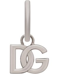 Dolce & Gabbana - Mono-Ohrring mit DG-Logo - Lyst