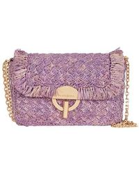vanessa bruno moon bag raffia