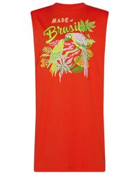 FARM Rio - Brasil Mini T-shirt Dress - Lyst
