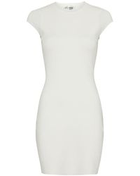 Victoria Beckham - Vb Body Compact Cap Sleeve Mini Dress - Lyst