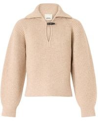 Isabel Marant - Miranda Sweater With Polo Shirt-Style Collar - Lyst