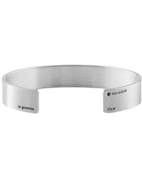 Le Gramme Bandarmband 33g Silber 925 glatt gebürstet - Mettallic