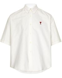 Ami Paris - Boxy Fit Short-sleeved Shirt - Lyst