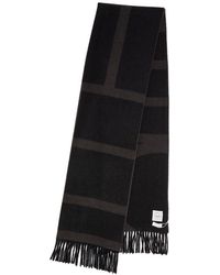 TOTEME - Monogram Jacquard Wool Scarf - Lyst