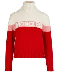 Moncler PULL À COL ROULÉ - Rouge