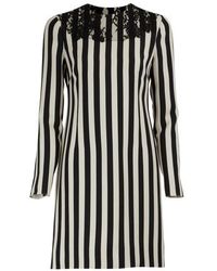 Valentino Langärmeliges Kleid - Weiß