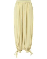 Chloé - Loose-Fit Pleated Pants - Lyst