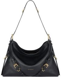 Givenchy - Mittelgroße Tasche Aus Glänzendem Leder Voyou - Lyst