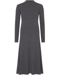 Moncler - Long-Sleeved Dress - Lyst