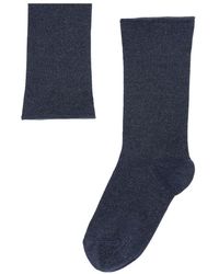 Brunello Cucinelli - Shiny Knit Socks - Lyst