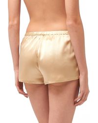 La Perla Silk Sleep Shorts - Natural